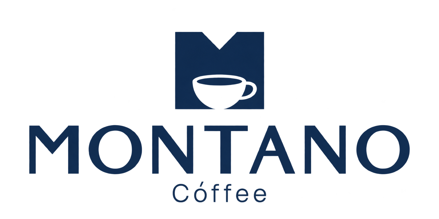 Логотип Montano Coffee: стакан и надпись Montano Coffee